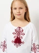 Дитяча вишиванка для дівчинки vishivano4ka 9176-4 104-110 біла - изображение 3