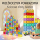 Klocki Magnetyczne Woopie 3D Zestaw Edukacyjny, Zamek, Pojazdy, 110 elementów (5906280654979) - obraz 3