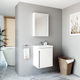 Szafka łazienkowa Riva WTU-50WH-PM z umywalką Biała (4779019868067) - obraz 3