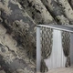 Комплект готовых штор VR-Textil Лен Премиум № 1694ш Черный с бежевым 100х290 см 2 шт (31-915) - изображение 1
