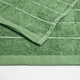 Махровое кухонное полотенце с полосками 30х50 см 400г/м2 GM Textile (Зеленый) - изображение 4