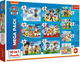Zestaw Puzzle Trefl Niezawodna drużyna Psiego Patrolu 10 w 1 96001 (5900511960013) - obraz 1