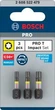 Набір біт Bosch PRO Torx Impact T20,Т25, Т30, 25 мм 3 шт (2608522479) - зображення 2