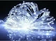 Светодиодная гирлянда-нить на батарейках Decorative Light 100LED 10 м Белая (2000992415095) - изображение 1