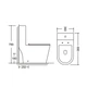 Унитаз моноблок напольный Mixxus BEVEL-0406-T1 690х360х790mm, система смыва TORNADO 1.0 (MI6729) - изображение 11