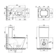 Унитаз-компакт Mixxus Premium Quadro-0402-R 675x390x855mm, система смыва RIMLESS (MP6458) - изображение 6
