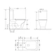 Унитаз-компакт MIXXUS PREMIUM STYLE-0401-T3 620х365х805mm, система смыва TORNADO 3.0 (MP6601) - изображение 10