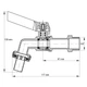 Кран пивной 3/4" (KOER KR.251) (KR0012) - изображение 4