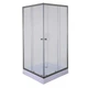 Душова кабіна без піддону Mixxus CUBIC SC01-90x90x185-TR GRAPHITE прозоре скло 4мм (MI6907) - зображення 3