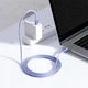 Кабель Baseus Crystal Shine Series Fast Charging Data Cable Type-C to Type-C 100W 1.2m Purple (CAJY000605) - зображення 5