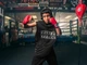 Безрукавка з капюшоном TITLE Boxing Outline Sleeveless Hoodie M чорний/сірий (5719) - изображение 5