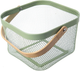 Kosz do przechowywania Orion Greenish metalowy zielony 27 x 24.5 x 17.5 cm (8592381201333) - obraz 1