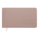 Еженедельник датированный 2026 Buromax Light Morandi из искусственной кожи 153x87мм 128 страниц какао (BM.2910-40) - изображение 1