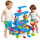 Stolik wodny Woopie 4w1 Piaskownica Wodospad XL 4-Poziomowy Delfin 55655 (5906280655655) - obraz 3