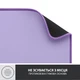Коврик для мыши Logitech Desk Mat Studio Series, 700×300×2mm, Lavender (956-000054) - изображение 3