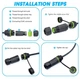 Герметичный разъем коннектор RJ45 для Starlink GEN3 / MINI кабель удлинитель, водонепроницаемый переходник - изображение 4