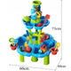 Stolik wodny Woopie 2w1 Piaskownica Fontanna XXL Aquapark Delfin 55662 (5906280655662) - obraz 5