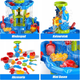 Stolik wodny Woopie 2w1 Piaskownica Fontanna XXL Aquapark Delfin 55662 (5906280655662) - obraz 8