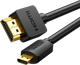 Кабель Ugreen HD127 Micro-HDMI to HDMI 4K Cable Male to Male 1 м Black (UGR-30148) - изображение 1