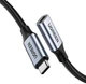 Кабель Ugreen US372 USB-C Male to USB-C 3.1 Gen2 Female 5A 10Gbps 1 м Black (UGR-30205) - изображение 2