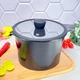 Кастрюля алюминиевая с антипригарным покрытием 5.8 л черная RG-2108-24/2BL Ringel Zitrone Black - изображение 2