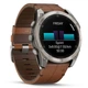 Смарт-часы Garmin fenix 8 51mm,AMOLED,Sapphire, Bare Ti, Blk/Chsnt Lthr (m445071) - изображение 3