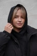 Тепла Шапка Капюшон Капор Текстильний На Флісі Without Mathilda Black Woman - изображение 1