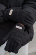 Жіночі теплі зимові міхові перчатки рукавиці 7-51А Without Lary Black 553217949 - изображение 1