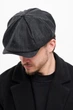 Чоловіча Кепка Хуліганка У Клітинку Without Alfi Black 553217982 - изображение 2