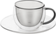Zestaw filiżanek Orion Double z podwójną ścianką ze spodkiami 90 ml 2 szt (8592381192549) - obraz 5