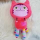 Мягкая игрушка Котик Кекси из Домика Габбі 25 см — плюшевый друг с радужными лапками - изображение 3