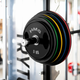 Zestaw talerzy olimpijskich ogumowanych HMS TOG 2 x 5 - 25 kg 10 szt. (5908261683237) - obraz 4