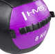 Piłka do ćwiczeń HMS WLB Wall Ball 8 kg Fioletowa (5907695518290) - obraz 3