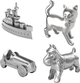 Настільна гра Hasbro Grab and Go Monopoly (англійська версія) (5010996164285) - зображення 4
