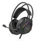 Наушники Borofone игровые проводные микрофон подсветка Thunder BO105 Black (BO105_Black) - изображение 1