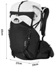 Рюкзак туристический Naturehike Helium CNK2450XB016 L 40 л Белый (6927595796979) - изображение 2