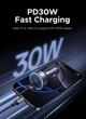 Автомобильное зарядное устройство UGREEN EC307 2xUSB-C/USB QC3.0/PD3.0 30W Grey (45843) - изображение 2