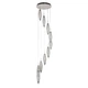 Люстра подвесная каскадная светодиодная LED Levistella 7813142-10 CH хром - изображение 1