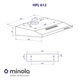 Вытяжка плоская Minola HPL 612 BL - изображение 11