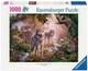 Puzzle Ravensburger Rodzina wilków latem 1000 elementów 12000465 (4005555004653) - obraz 1