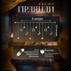 Гірлянда-штора Місяць та зірки 3×0,9 м 108 LED, Світлодіодна новорічна завіса з 12 декоративними фігурами та 8 режимами IP44 від мережі 220 В для вікон, стін, фотозон та святкового декору, Білий - изображение 2