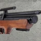 Пневматична гвинтівка Hatsan FlashPup-W PCP 4.5 мм з насосом Hatsan та прицілом 4x32 + кулі 200шт — bullpup з дерев’яним ложем, 30 Дж, регульована - изображение 5