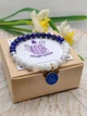 Браслет Magic Stone для Лева з лазуриту, агату та кришталю, 6 мм, one size - изображение 1