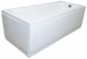 Ванна акриловая Shower Artmina 130х70х55 см прямоугольная с металлическими ножками панелями - изображение 1