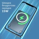 УМБ Павербанк 10000 mAh PD 22.5W V-0025 Міні Бездротова Магнітна Швидка Зарядка 15W Magsafe Для Айфона Телефону Смартфону Роутера Планшету Навушників Знімні Кабелі Lightning, Type-C - зображення 10