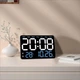 Часы Deepfox DS-6652 LED цифровые электронные настенные/настольные Будильник Дата Температура 27,5х18,3см синий - изображение 13