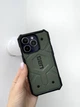 Чехол UAG MagSafe камуфляжный для iPhone 15 Pro защитный оранжево-зеленый для надежной защиты - изображение 4