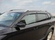 Ветровики с хромированным молдингом (2019-2023, 4 шт, Niken) для Skoda Kamiq 2019- гг - изображение 2