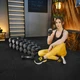 Гантеля шестигранная прорезиненная TX-250RD Trex Sport 25кг - изображение 11