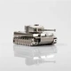 Коллекционная модель-конструктор Metal Time Ponderous Panzer Heavy Tank Тяжелый танк Тигр (MT020) 4931876 - изображение 5